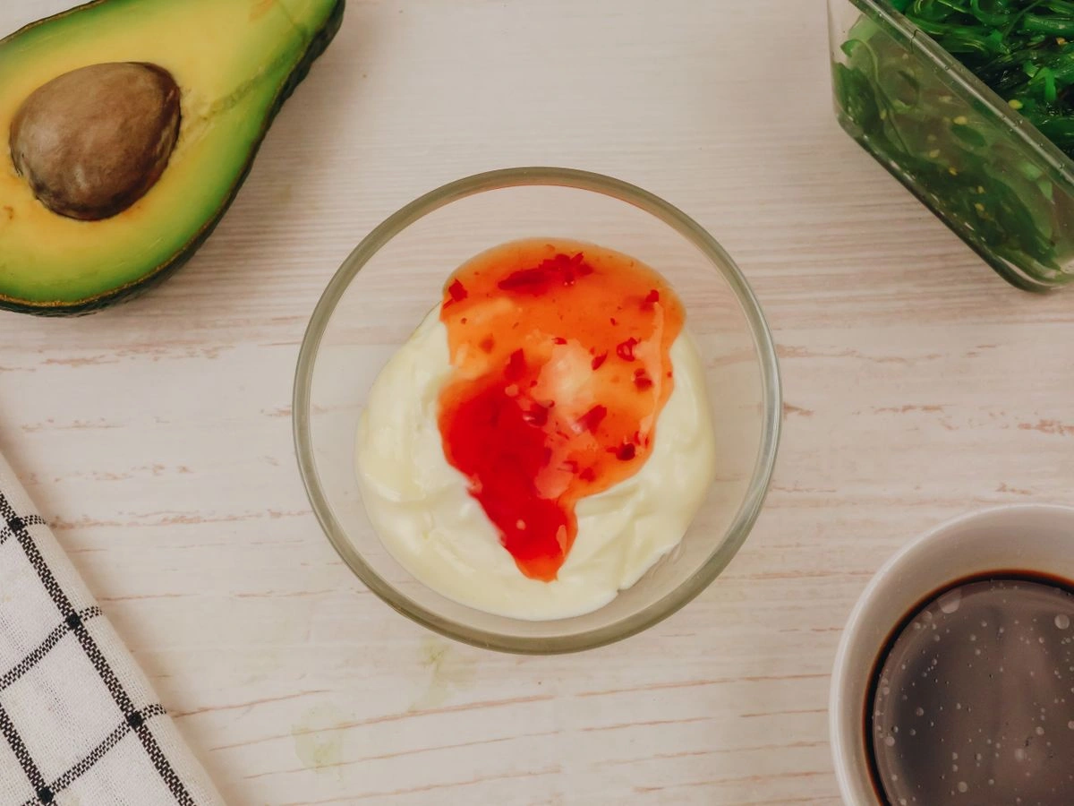 Шаг 6: Поке с курицей терияки