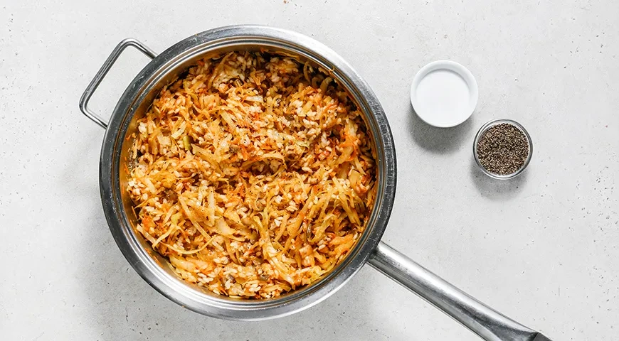 Постные ленивые голубцы: шаг 6