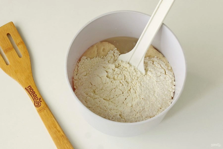 Шаг 6: Постные толстые блины на дрожжах