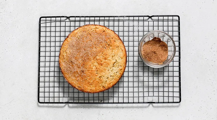 Постный манник с яблоками: шаг 6