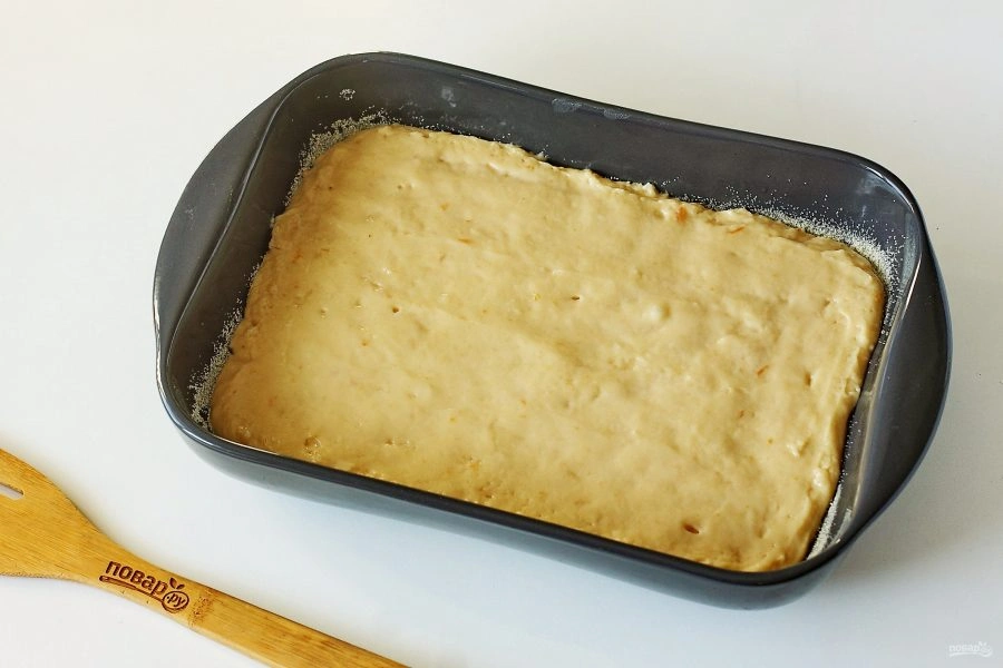 Шаг 6: Постный пирог с яблочным пюре