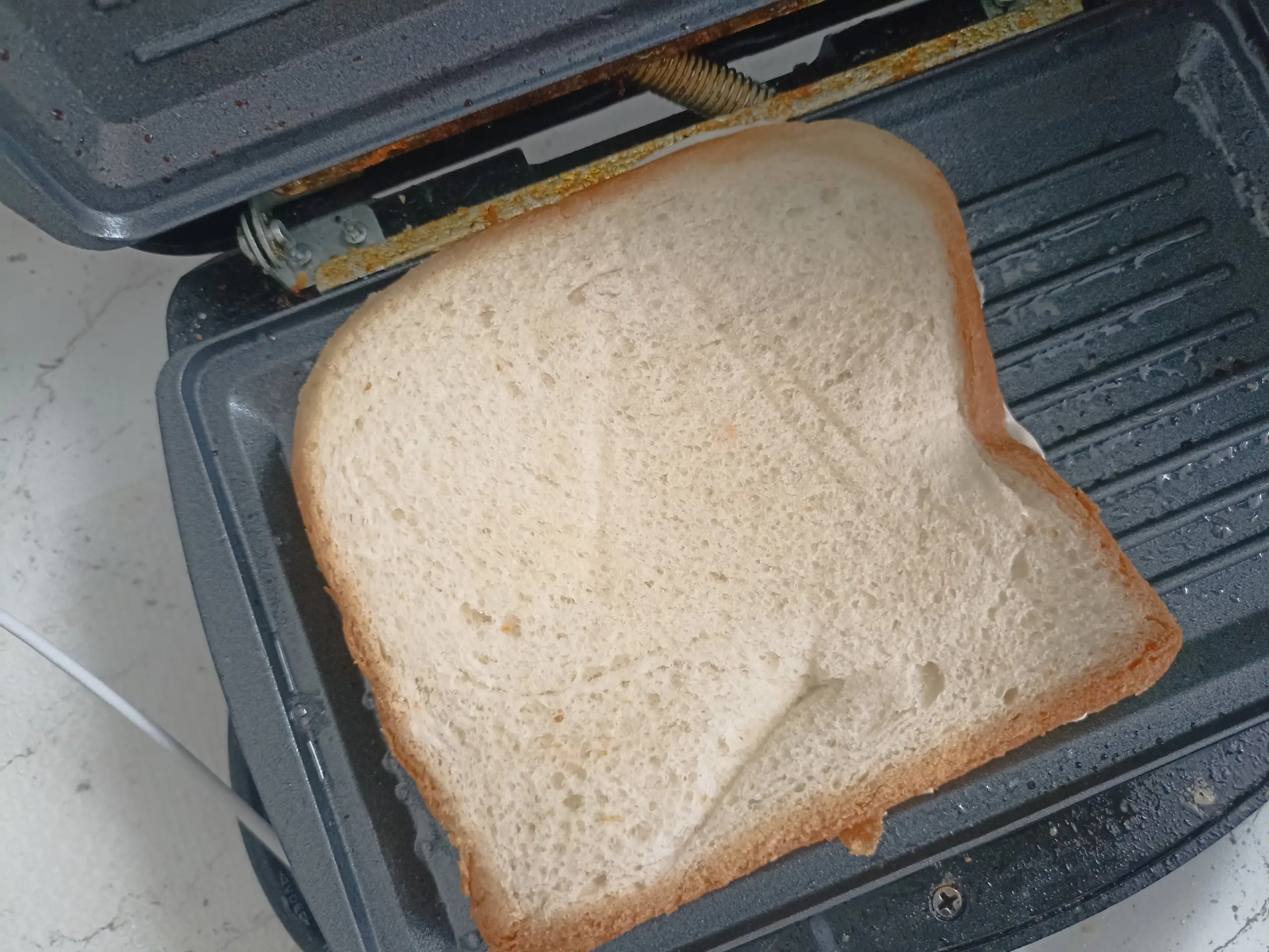 Шаг 6: Простой горячий сэндвич с красной рыбой и рикоттой