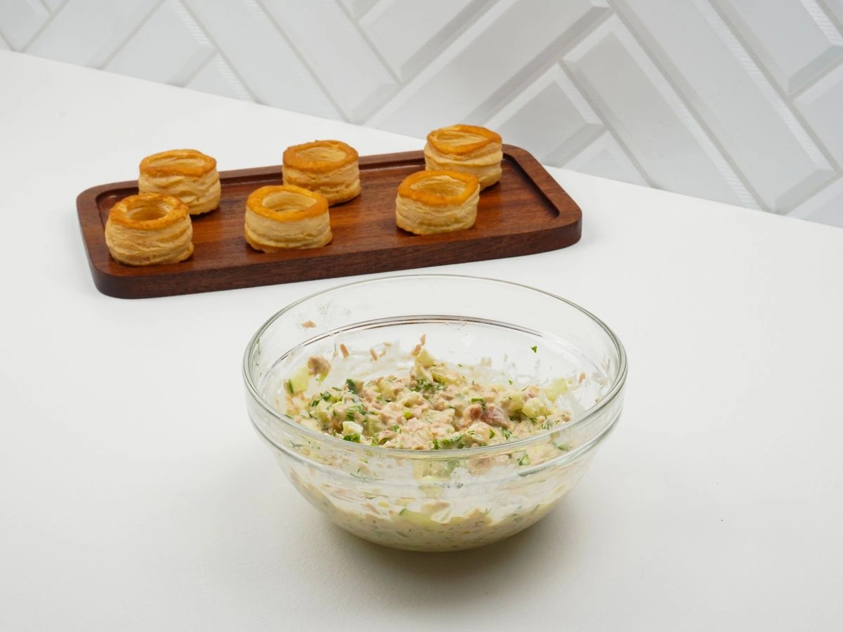 Шаг 6: Простые тарталетки с начинкой из тунца