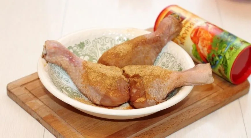 Пряная тыква с курицей: шаг 6