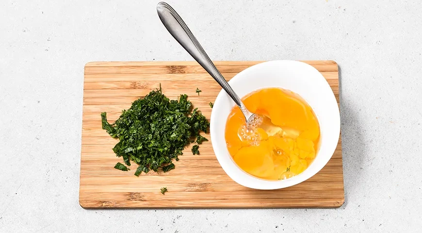 Пшенный суп с яичной паутинкой: шаг 6