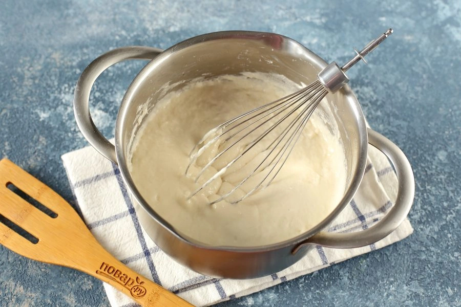 Шаг 6: Пышные без дрожжевые оладьи на кефире