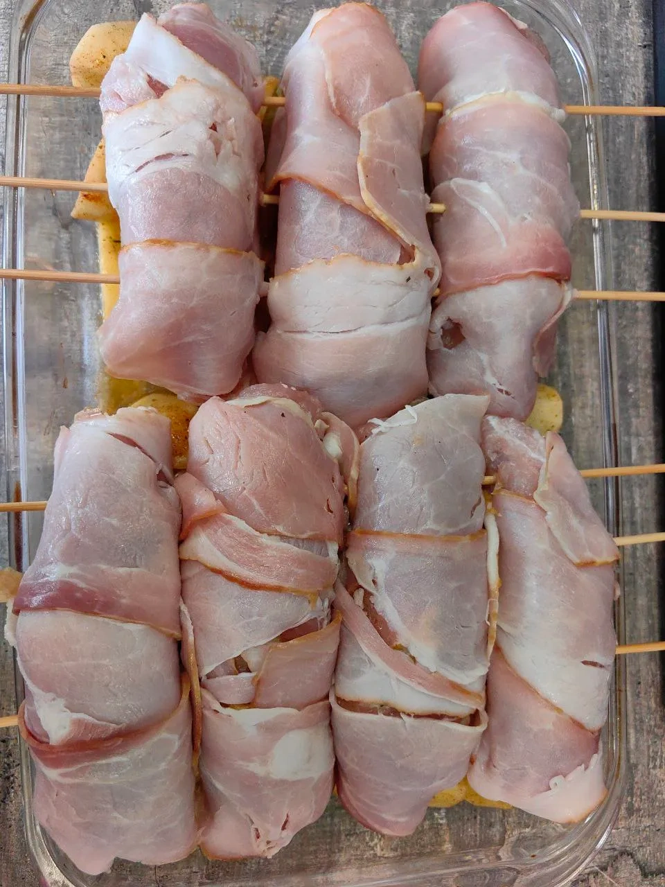 Рулеты из корейки в беконе с картофелем: шаг 6