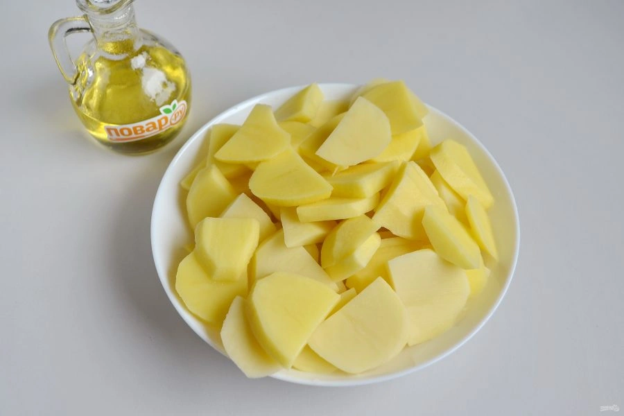 Шаг 6: Рыба с картошкой в духовке