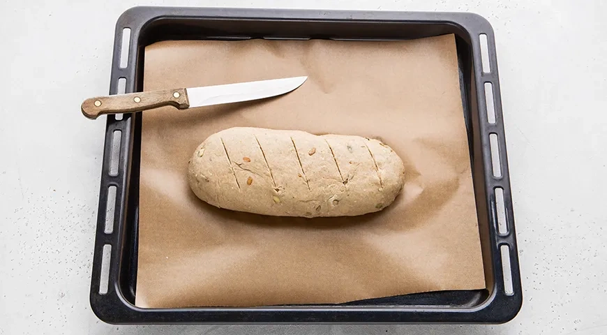 Ржаной хлеб на кефире без дрожжей: шаг 6