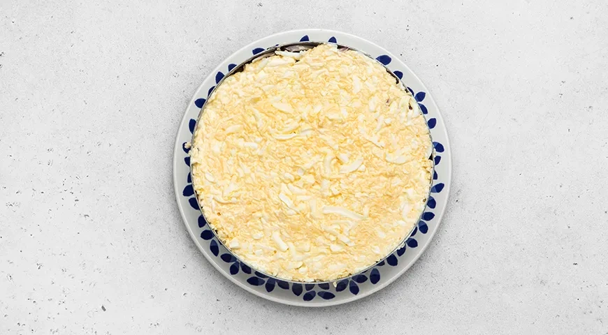 Салат Генеральский с грибами: шаг 6