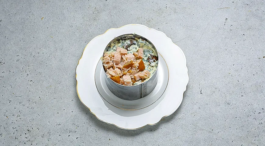 Салат «Грибная полянка» классический: шаг 6