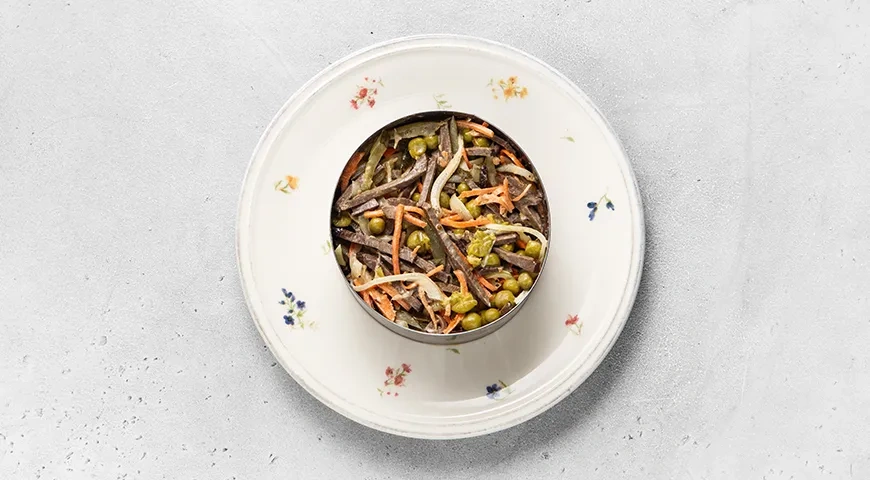 Салат из говяжьего сердца: шаг 6