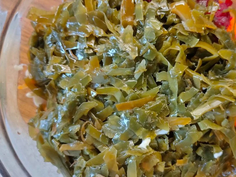 Шаг 6: Салат из свеклы, моркови и морской капусты