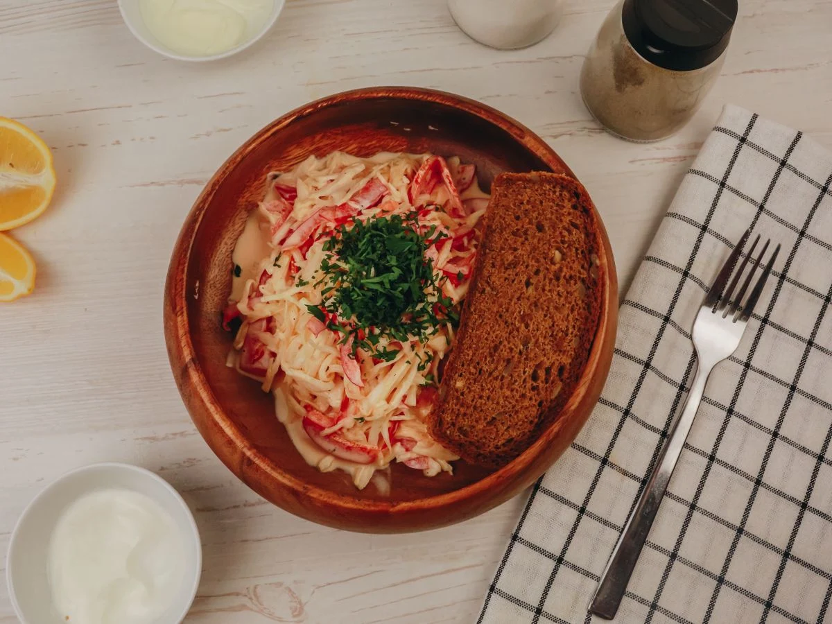 Шаг 6: Салат коул слоу как в KFC