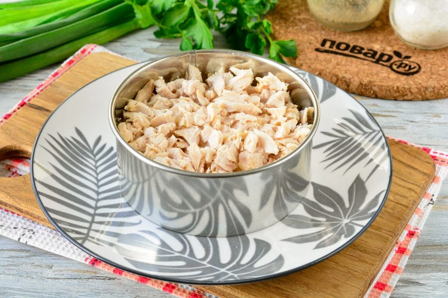 Шаг 6: Салат лесная поляна