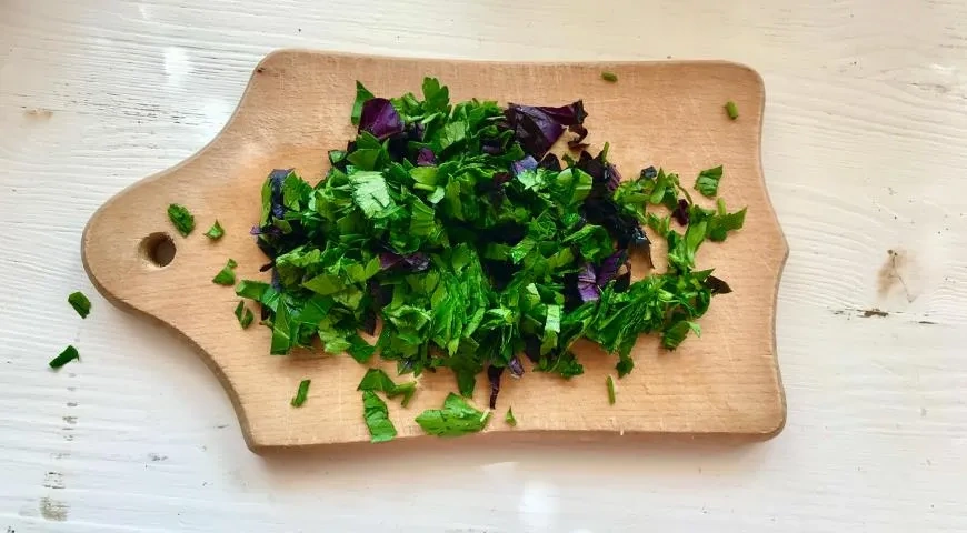 Салат Летний с баклажанами: шаг 6