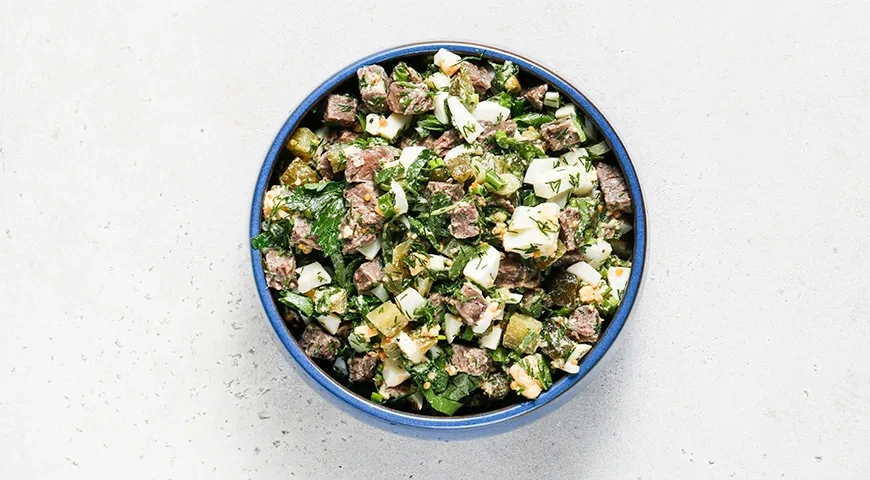 Салат «Мужское счастье»: шаг 6