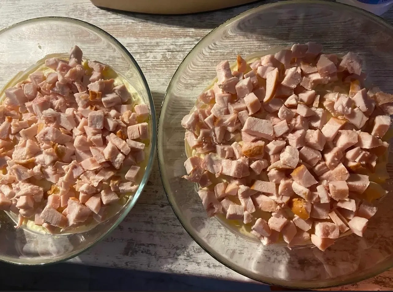 Салат «Невеста» с куриной грудкой: шаг 6