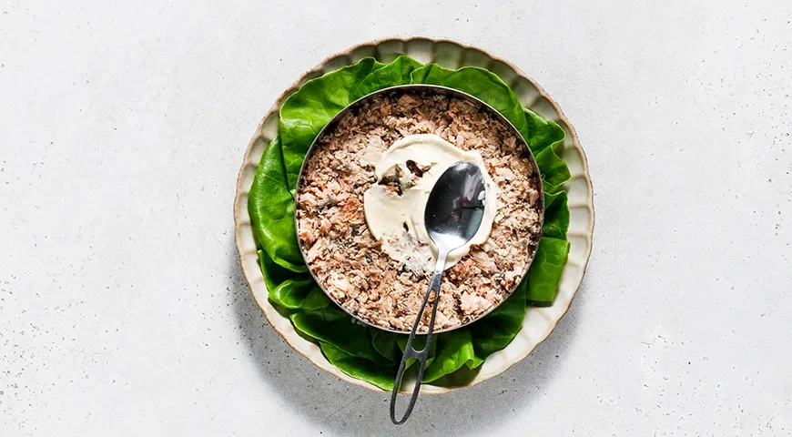 Салат «Норвежский роман»: шаг 6