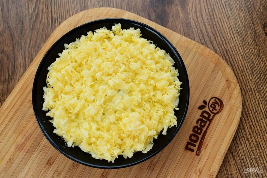 Шаг 6: Салат под со лнух