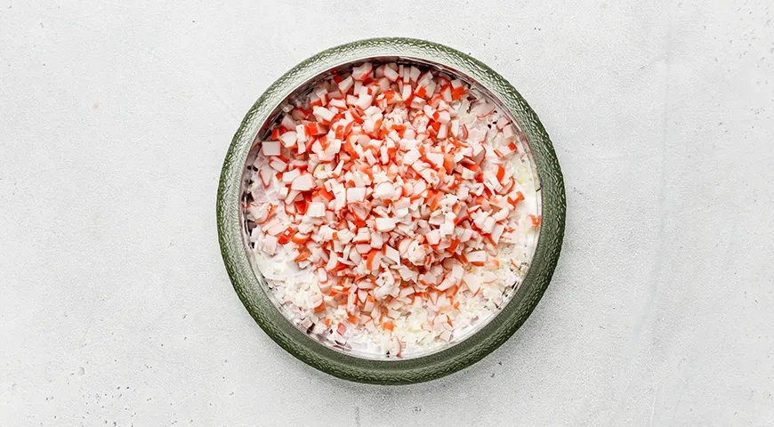 Салат Снежная королева: шаг 6