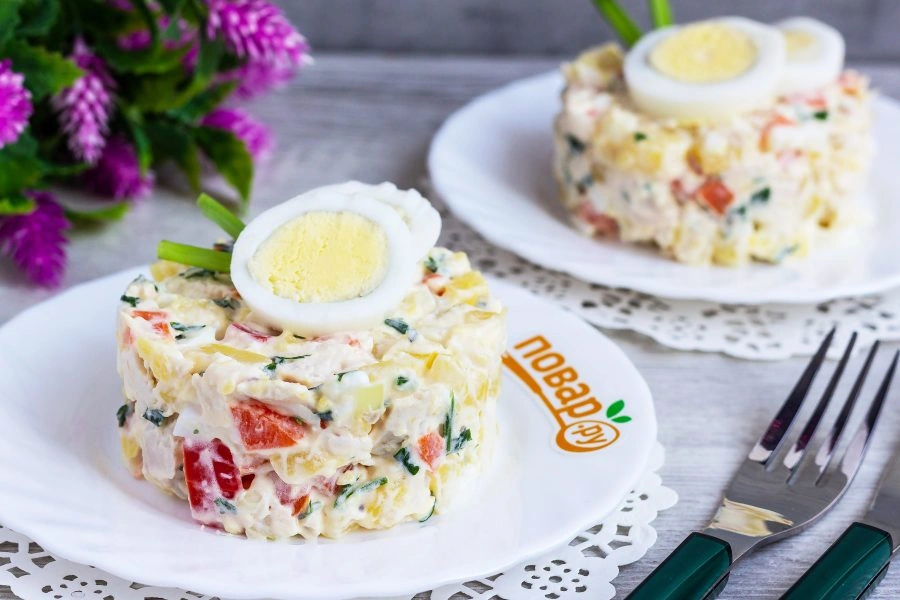 Шаг 6: Салат знакомый