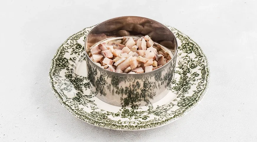 Селедка под зеленой шубой: шаг 6