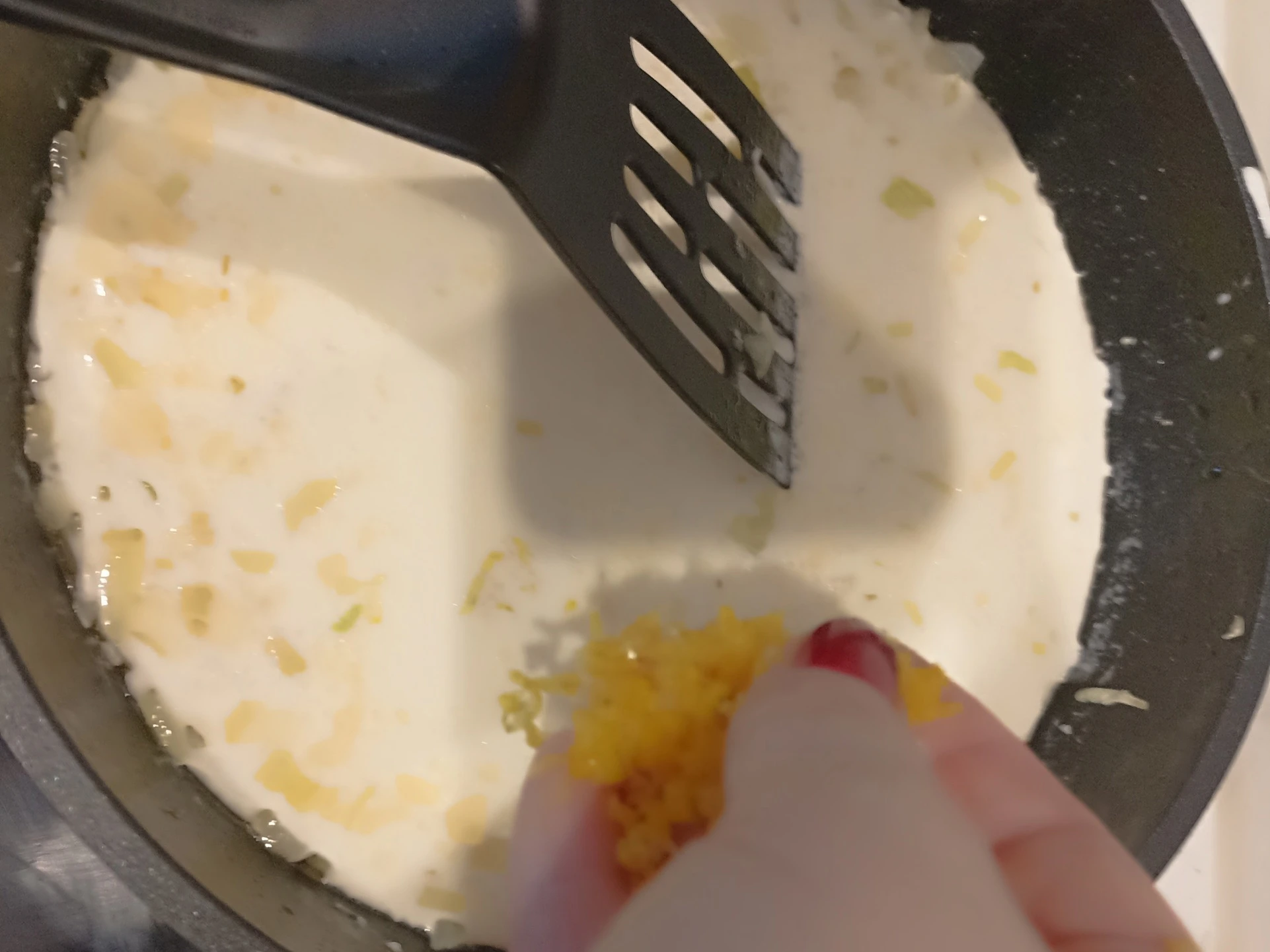 Шаг 6: Семга в сливках