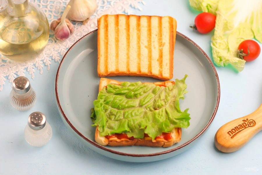 Шаг 6: Сэндвич с индейкой