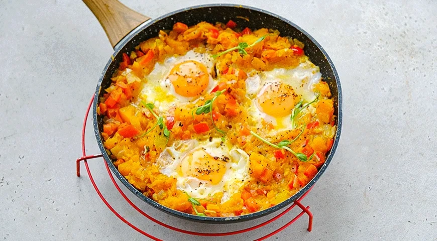 Шакшука с тыквой: шаг 6