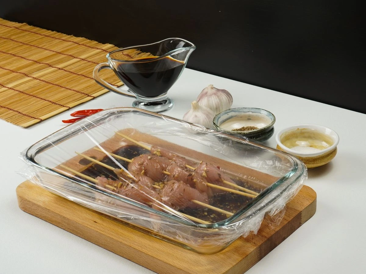 Шаг 6: Шашлычки из курицы в духовке