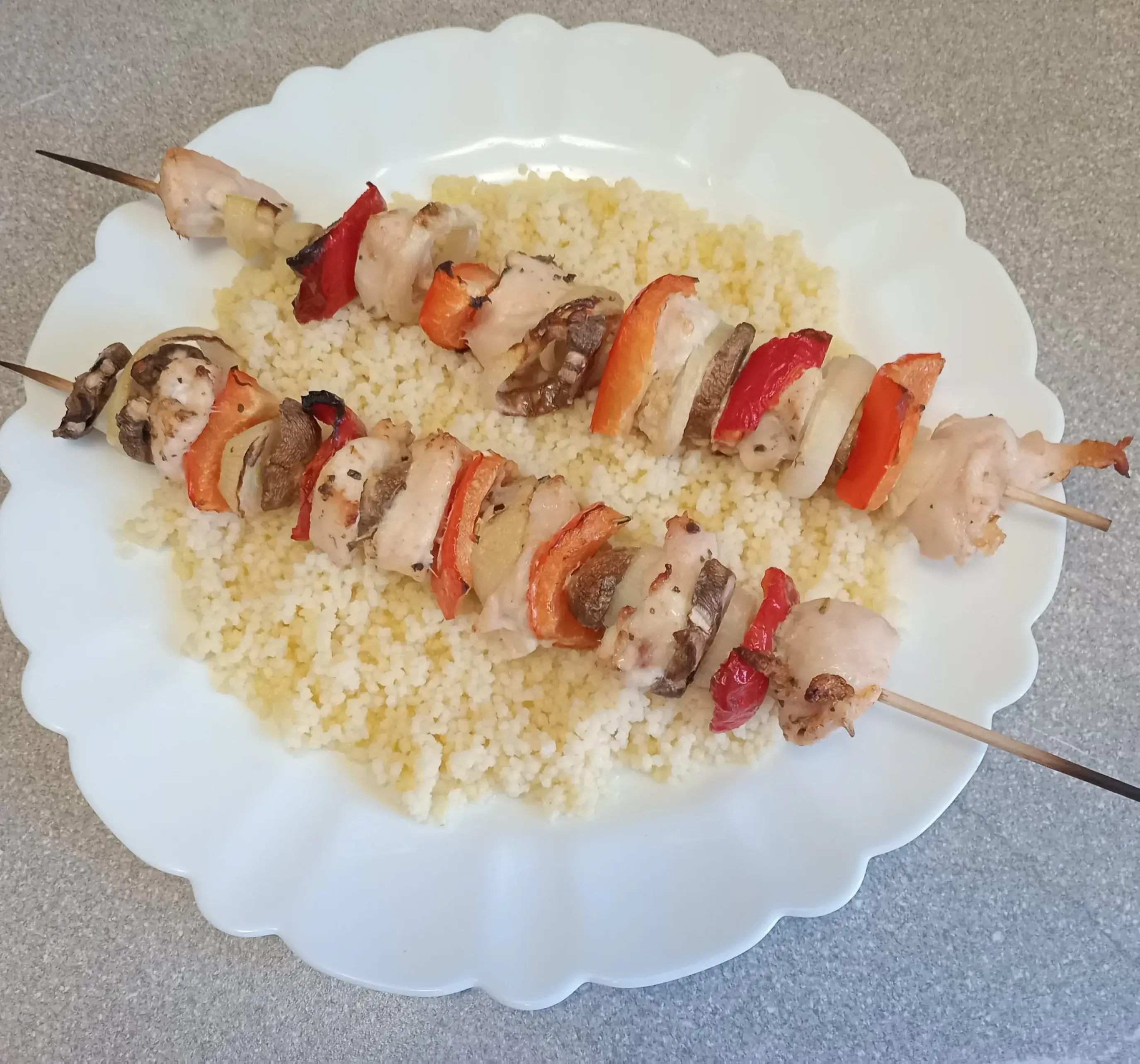 Шашлыки из куриного филе с овощами: шаг 6