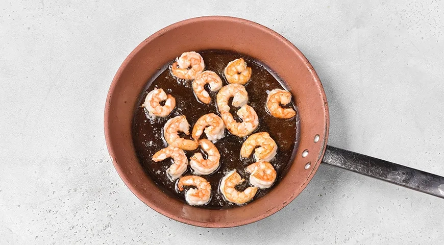 Шаурма с креветками: шаг 6