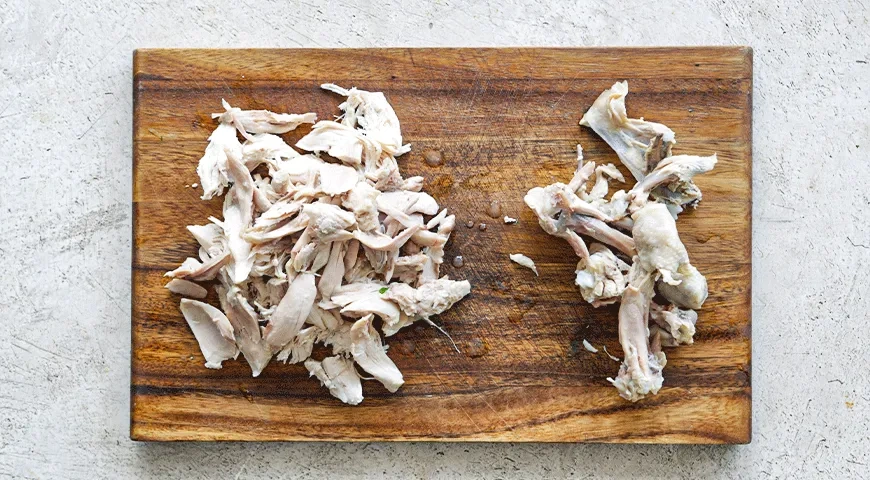 Шаурма с курицей, капустой, огурцом и помидором: шаг 6