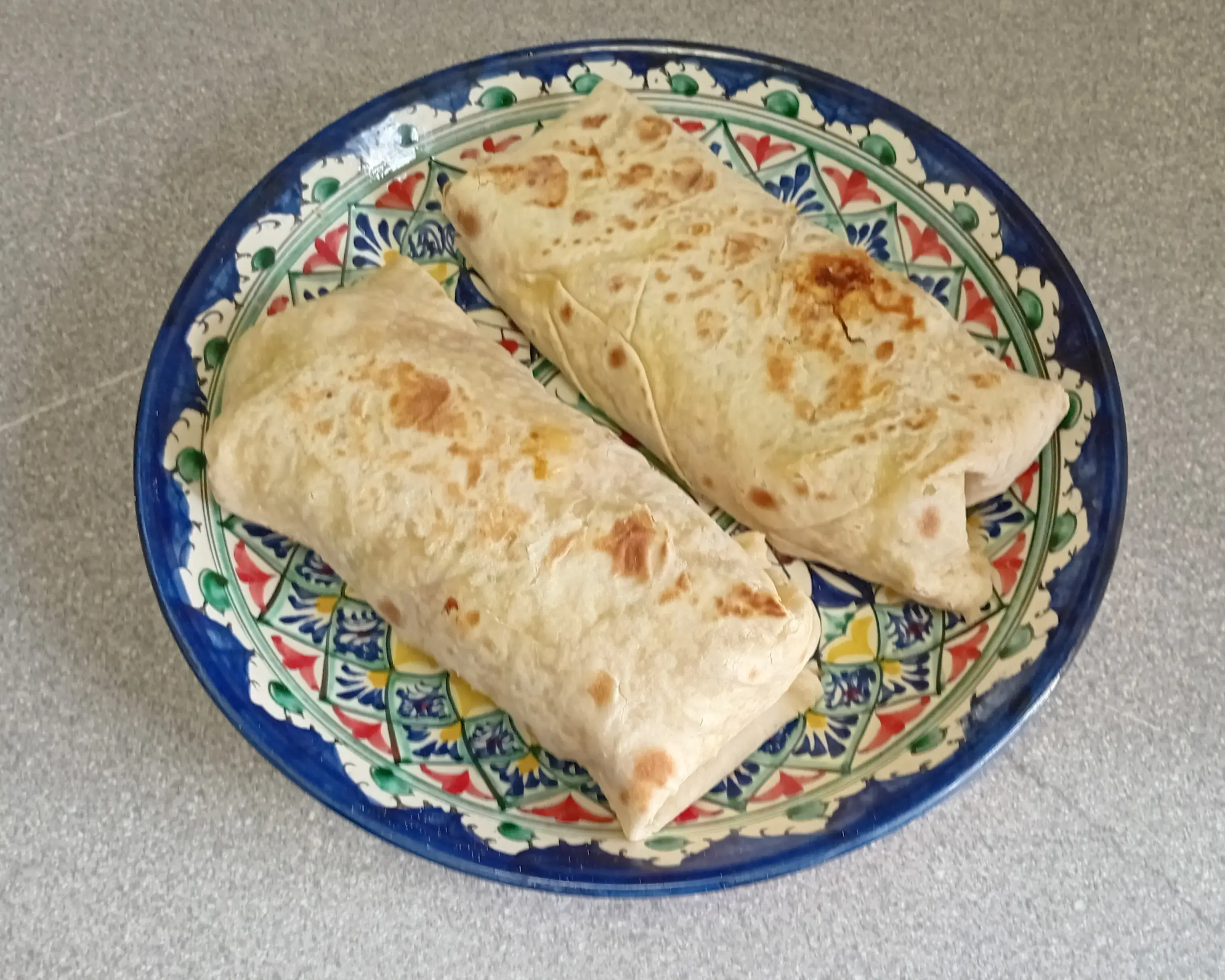 Шаурма с курицей и сыром: шаг 6