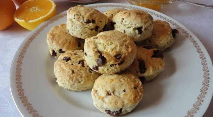 Шоколадно-апельсиновые сконы: шаг 6