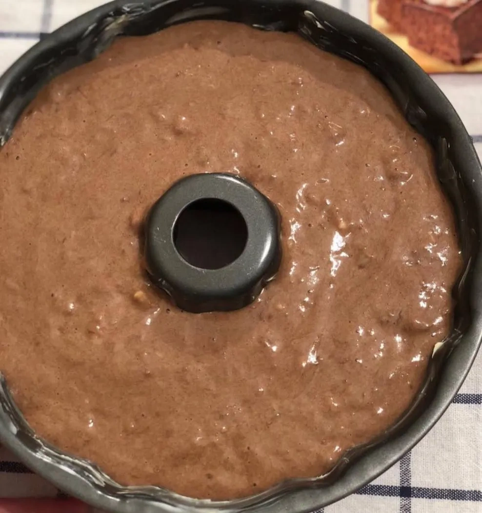 Шоколадно-банановый кекс: шаг 6