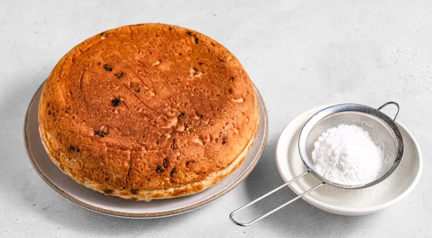 Сладкий пирог на кефире в мультиварке: шаг 6