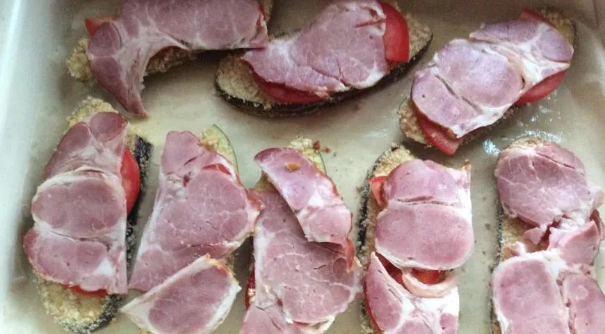 Слоеные баклажаны: шаг 6