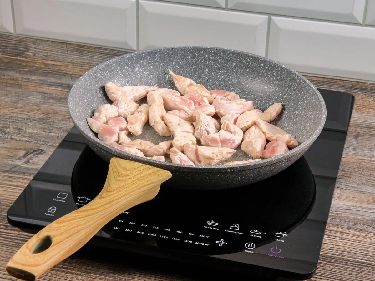 Шаг 6: Соба с курицей и сладким перцем