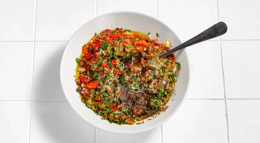 Соус из баклажанов: шаг 6