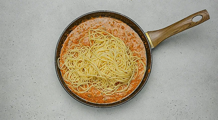 Паста с соусом ромеско: шаг 6