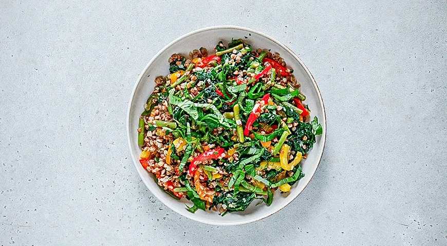 Стир-фрай из гречки: шаг 6