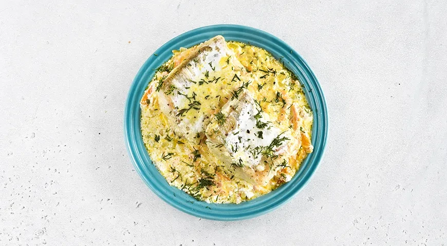 Судак в сметане: шаг 6