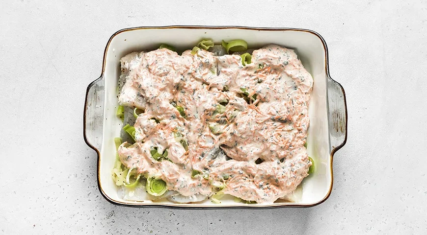 Судак в сметане в духовке: шаг 6