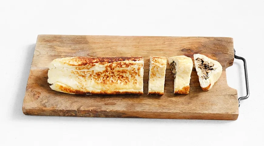 Сырники с грибами: шаг 6