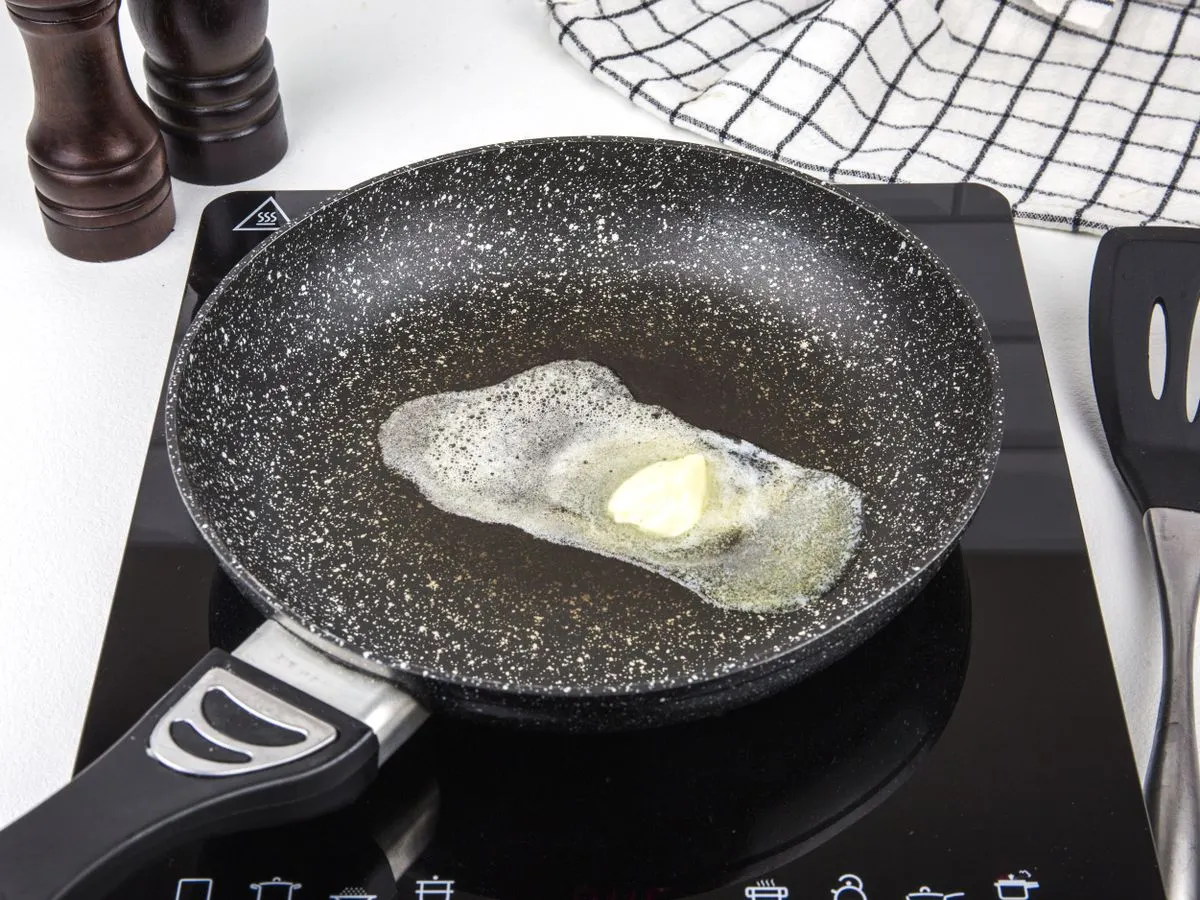 Шаг 6: Теплый картофельный салат с говядиной и опятами