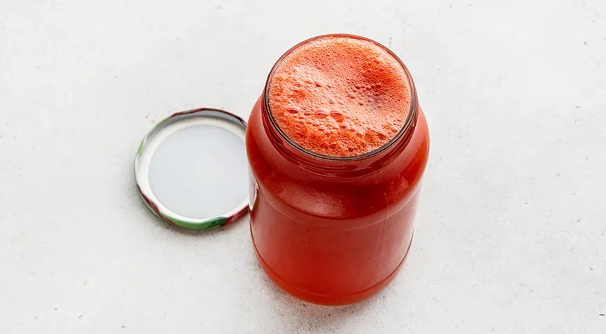 Томатный сок без сахара: шаг 6