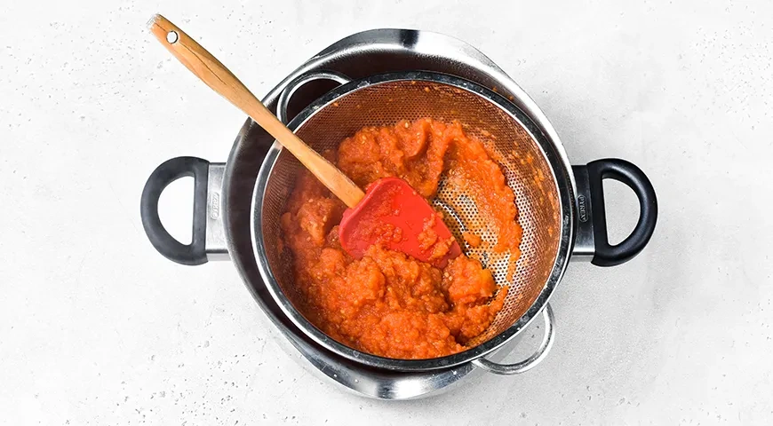 Томатный сок без стерилизации: шаг 6