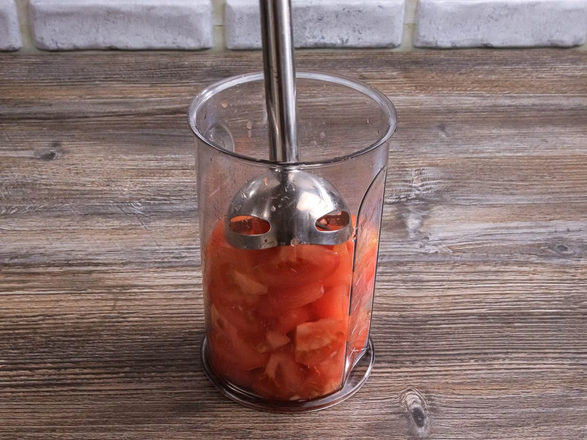 Шаг 6: Томатный крем-суп со сливками